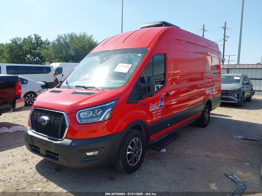 Vin: 1ftbw3xg9pka50258, lot: 46263153, ford transit-350 cargo van 20232