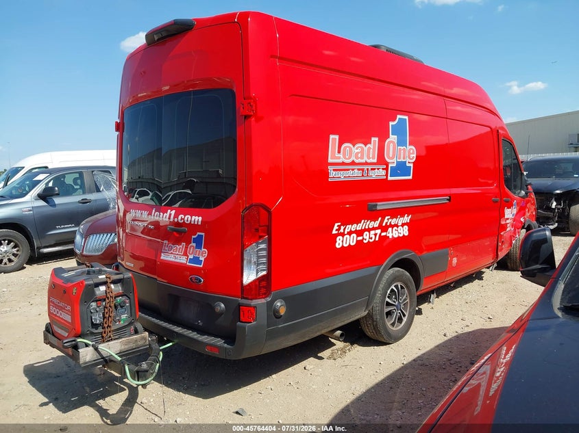 Vin: 1ftbw3xg9pka50258, lot: 46263153, ford transit-350 cargo van 20234
