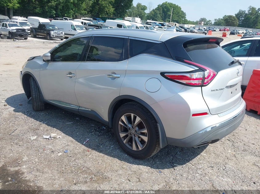 Vin: 5n1az2mg4hn125526, lot: 46263160, nissan murano sl 20173