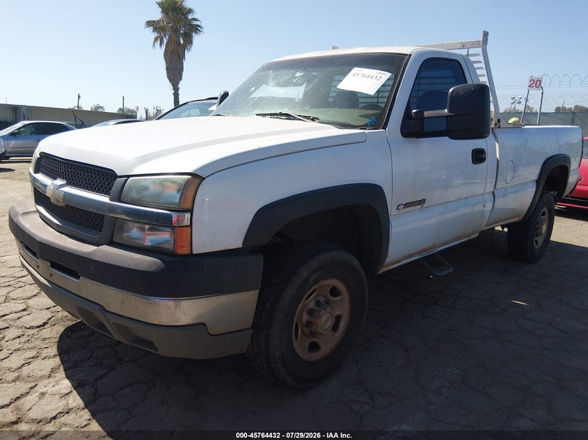2004 Chevrolet Silverado 2500 Work Truck, Обычный износ, IAAI, VIN 1GCGC24U14E373085 — фото 2