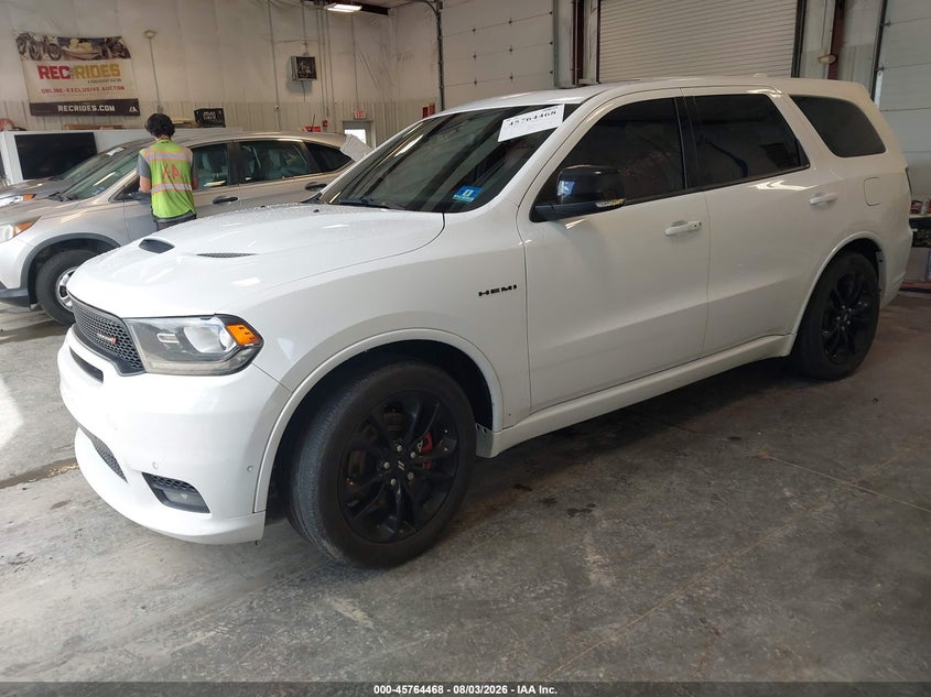 Vin: 1c4sdjct2lc395231, lot: 46263217, dodge durango r/t awd 20202