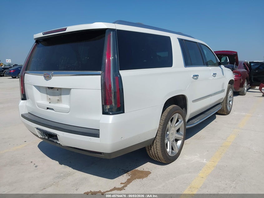 Vin: 1gys3hkj6jr338322, lot: 46263225, cadillac escalade esv luxury 20184