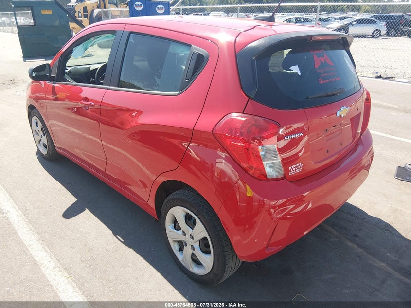 Vin: kl8cb6sa0lc413788, lot: 46263257, chevrolet spark fwd ls automatic 20203
