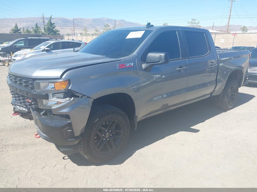 2021 Chevrolet Silverado, Front End, IAAI, VIN 3GCPYCEF6MG288081 — photo 2