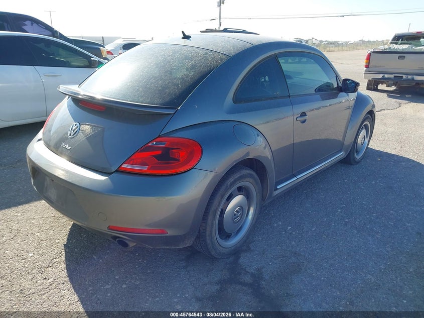 Vin: 3vwv67at2dm606597, lot: 46263292, volkswagen beetle 2.0t turbo 20134