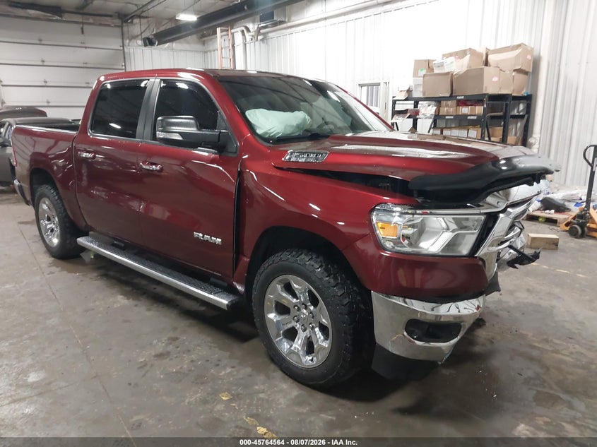 Vin: 1c6srfft7kn825419, lot: 46263313, ram 1500 big horn/lone star  4x4 5'7 box 2019 img_1