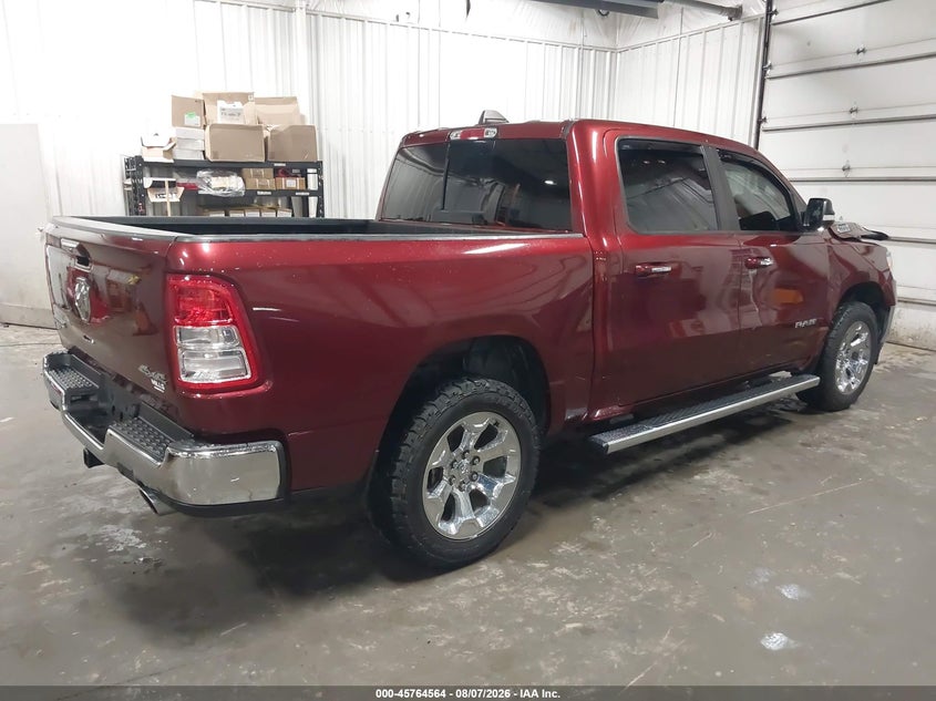 Vin: 1c6srfft7kn825419, lot: 46263313, ram 1500 big horn/lone star  4x4 5'7 box 20194