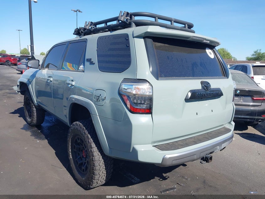 Vin: jteru5jrxn5973818, lot: 46263323, toyota 4runner trd off road premium 20223