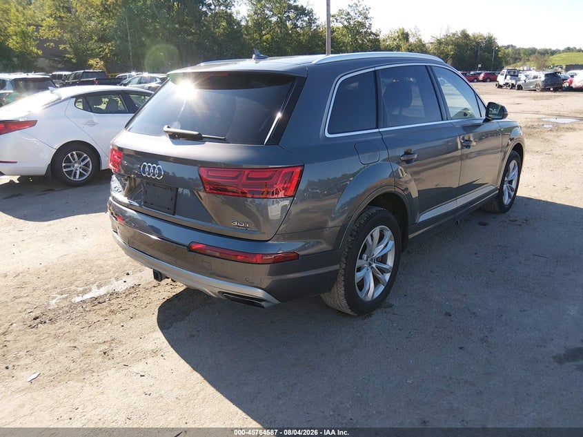 Vin: wa1laaf76jd051138, lot: 46263336, audi q7 3.0t premium 20184