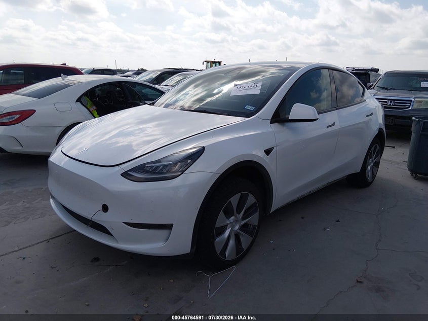 Vin: 5yjygdee6mf204691, lot: 46263340, tesla model y long range dual motor all-wheel drive 20212