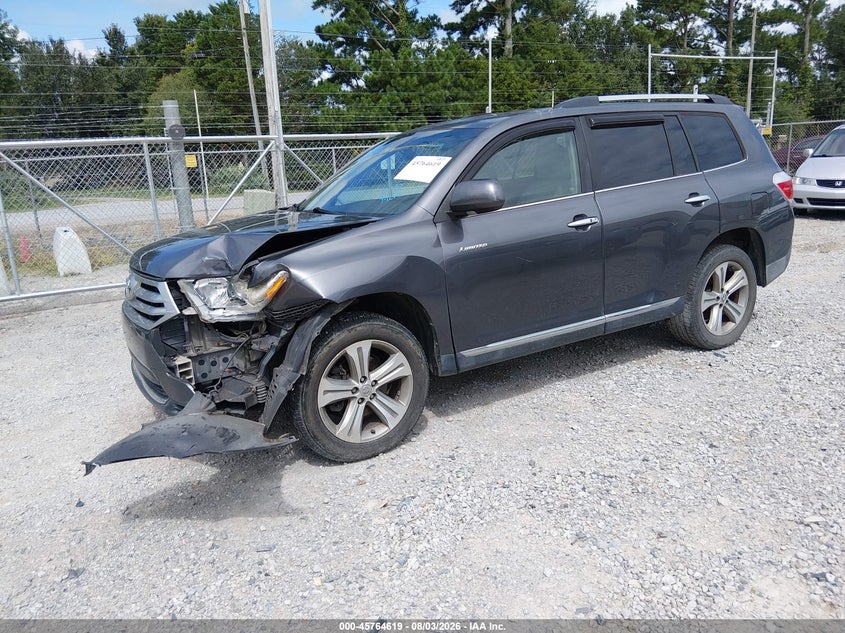 Vin: 5tddk3eh8bs090283, lot: 46263368, toyota highlander limited v6 20112