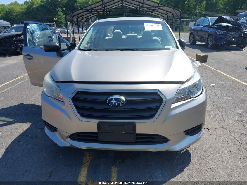 2016 SUBARU LEGACY SEDAN 2.5L H-4 DOHC, VVT, 175HP
