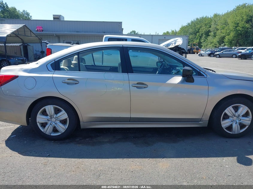 2016 SUBARU LEGACY SEDAN 2.5L H-4 DOHC, VVT, 175HP