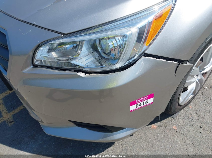 2016 SUBARU LEGACY SEDAN 2.5L H-4 DOHC, VVT, 175HP
