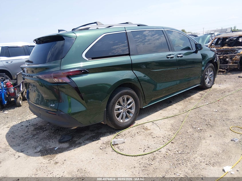 Vin: 5tdyrkecxss280601, lot: 46263383, toyota sienna xle 20254