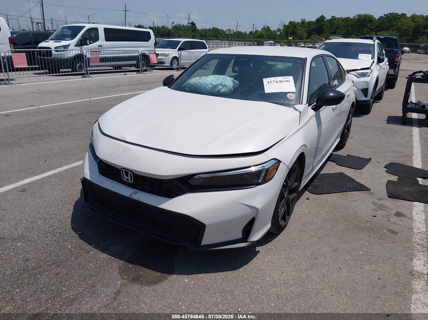 Vin: 2hgfe2f53sh547502, lot: 46263395, honda civic sport 20252
