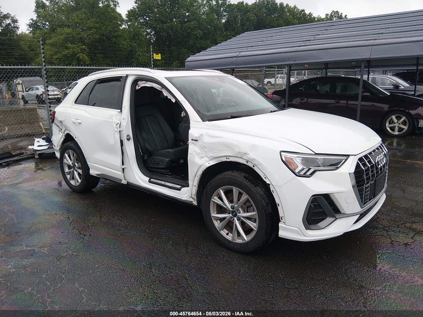Vin: wa1decf39p1107343, lot: 46263403, audi q3 premium 45 tfsi s line quattro tiptronic 2023 img_1