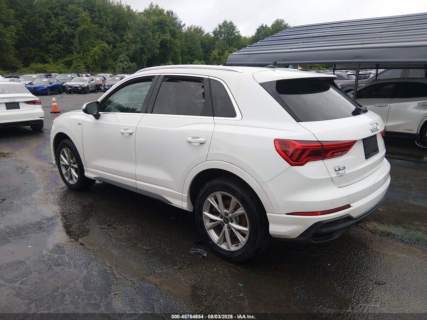 Vin: wa1decf39p1107343, lot: 46263403, audi q3 premium 45 tfsi s line quattro tiptronic 20233
