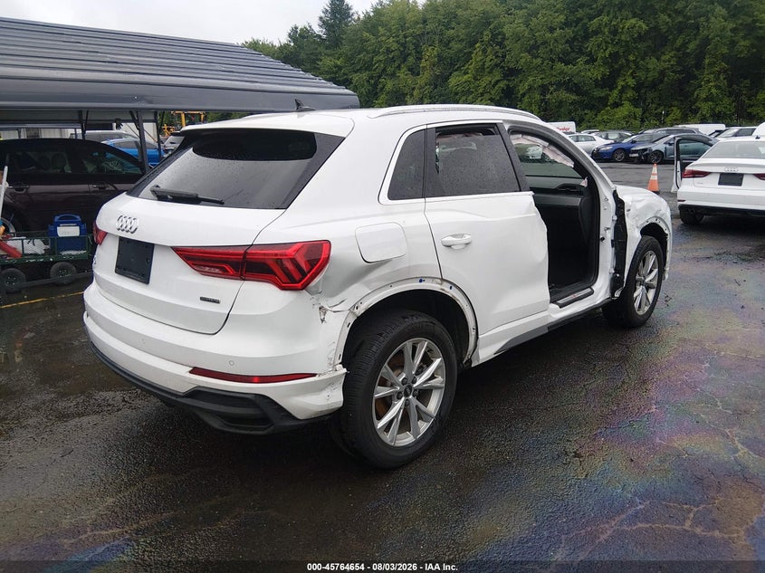 Vin: wa1decf39p1107343, lot: 46263403, audi q3 premium 45 tfsi s line quattro tiptronic 20234