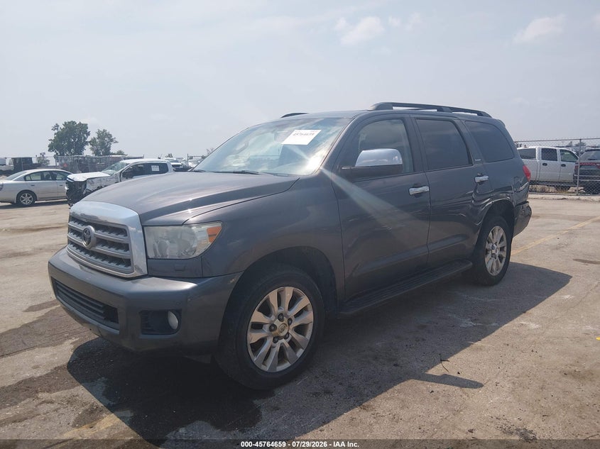 Vin: 5tddw5g11cs072287, lot: 46263408, toyota sequoia platinum 5.7l v8 20122