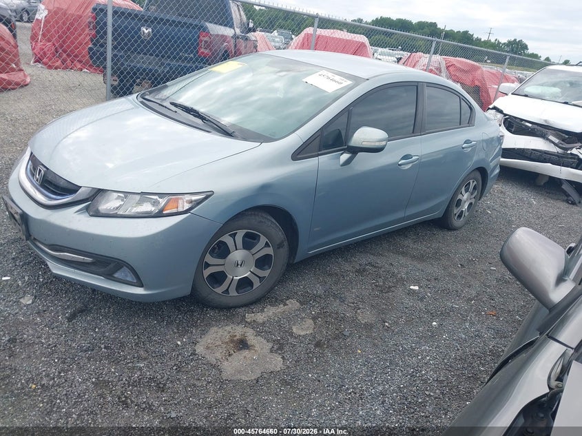 2013 Honda Civic, Правый зад, IAAI, VIN 19XFB4F24DE003274 — фото 2