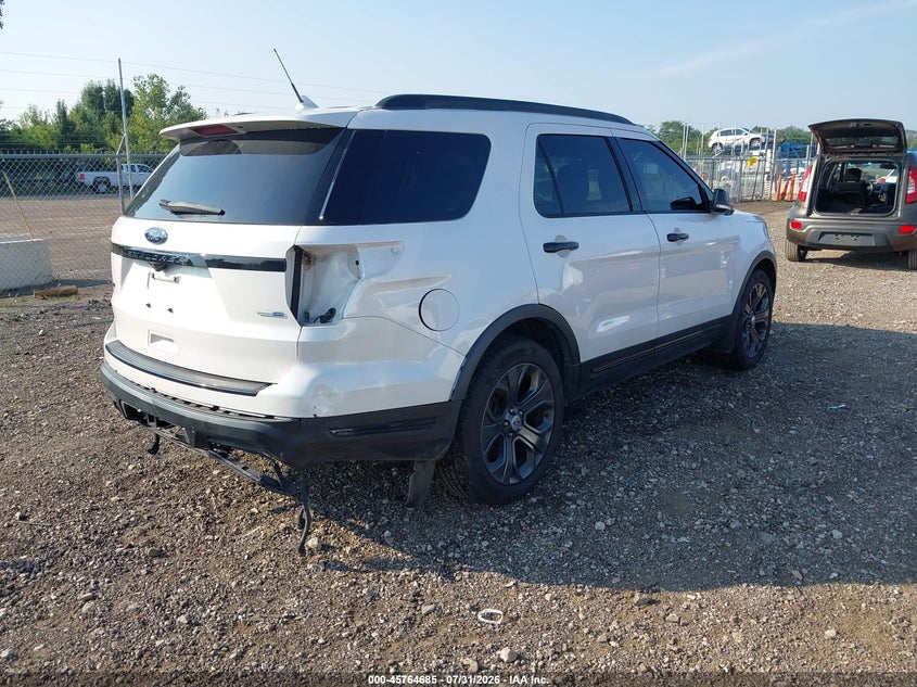 Vin: 1fm5k8gt0jgc83731, lot: 46263434, ford explorer sport 20184
