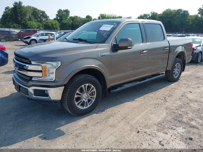 Vin: 1ftew1e59jfe74753, lot: 46263445, ford f-150 lariat 20182