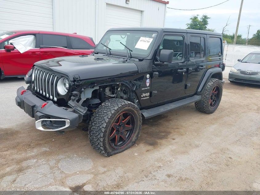 Vin: 1c4hjxen9nw118615, lot: 46263449, jeep wrangler unlimited sahara 4x4 20222