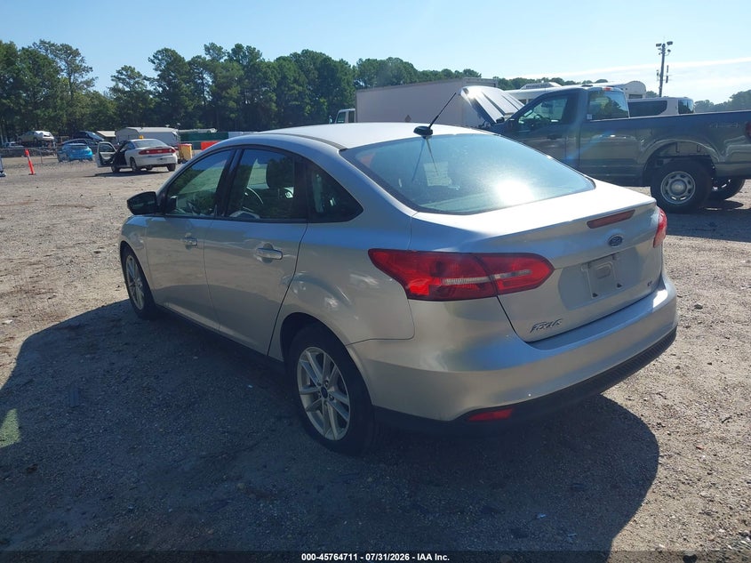 Vin: 1fadp3f25hl315478, lot: 46263460, ford focus se 20173