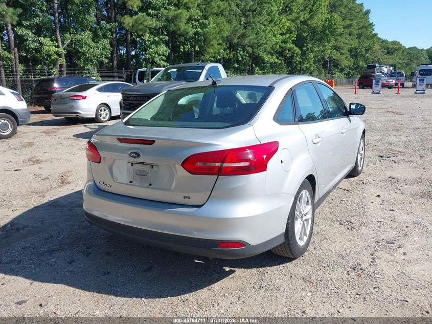 Vin: 1fadp3f25hl315478, lot: 46263460, ford focus se 20174