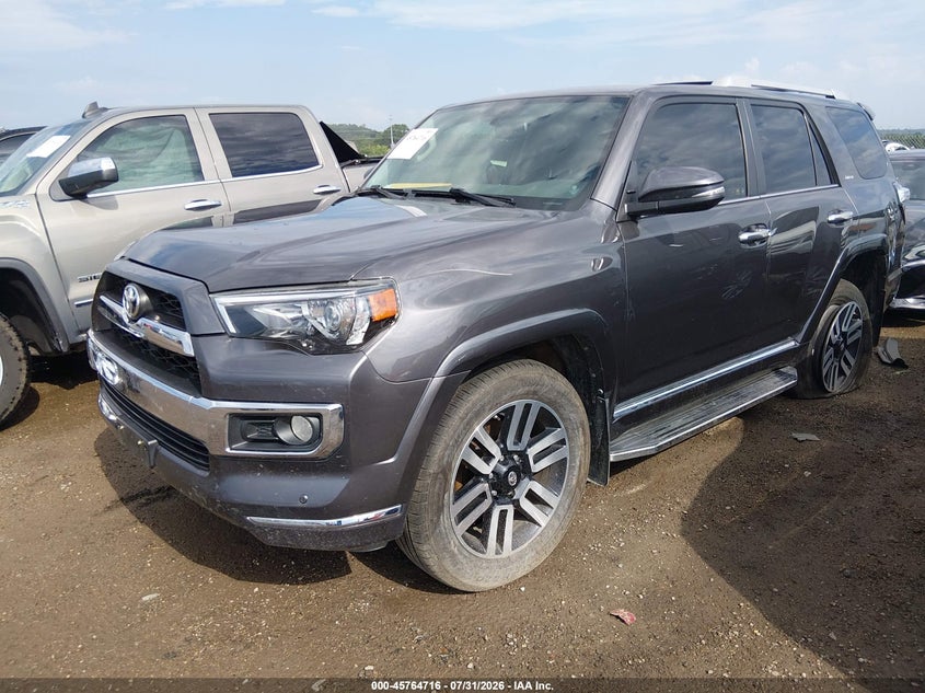 Vin: jtebu5jr4h5468895, lot: 46263465, toyota 4runner limited 20172