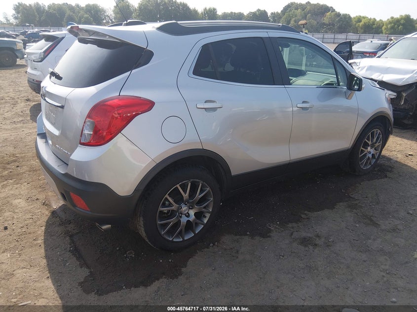Vin: kl4cj1sm0gb733934, lot: 46263466, buick encore sport touring 20164