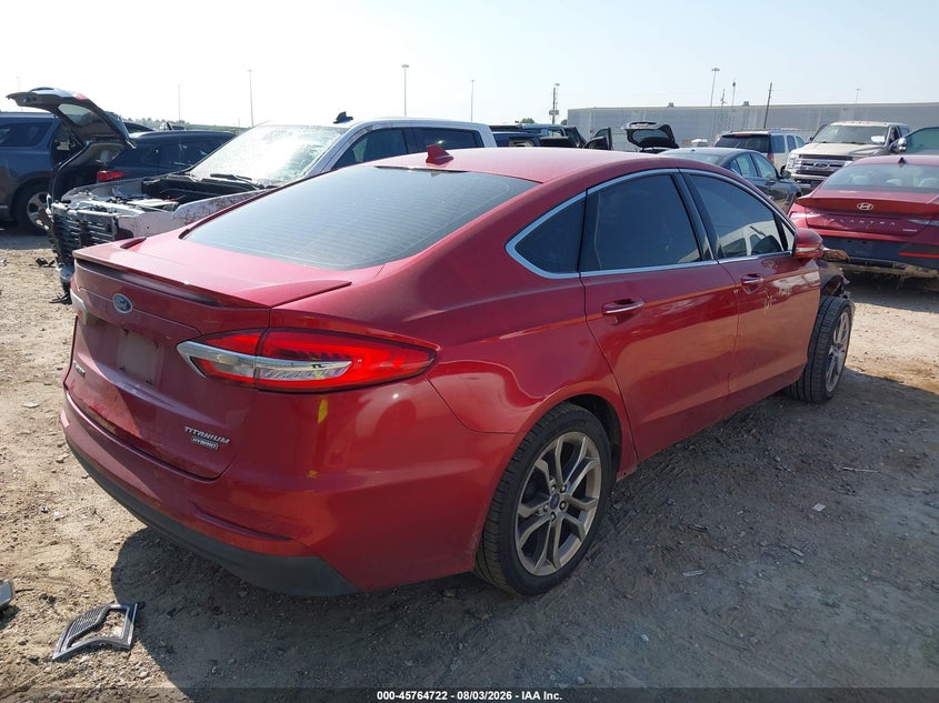 Vin: 3fa6p0ru4lr141529, lot: 46263471, ford fusion hybrid titanium 20204