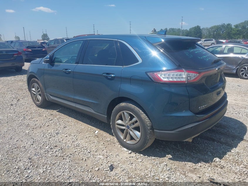Vin: 2fmpk3j99gbb89727, lot: 46263479, ford edge sel 20163