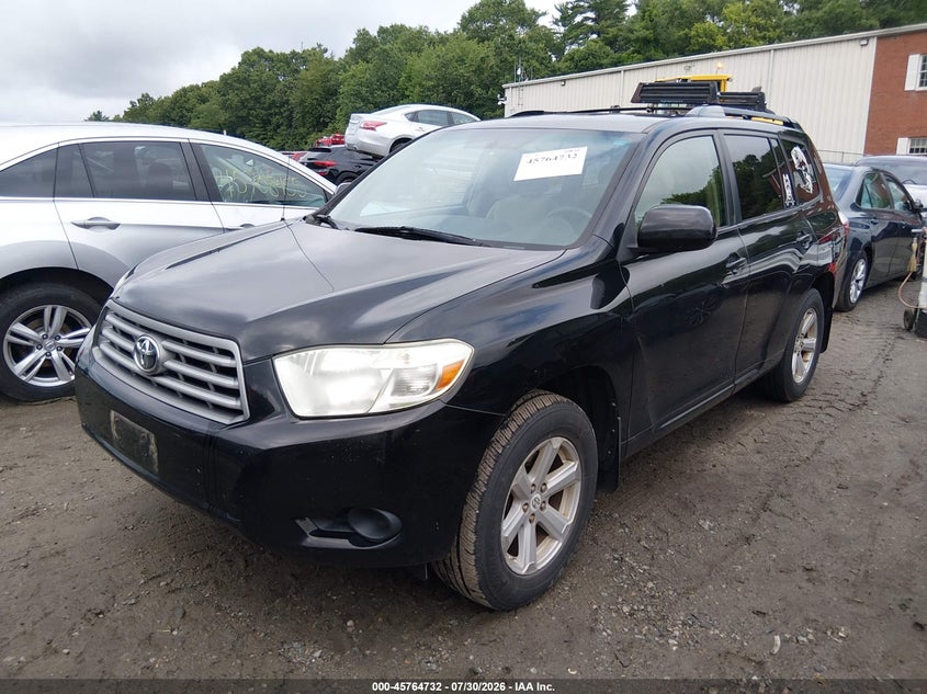 Vin: 5tdbk3eh1as004365, lot: 46263481, toyota highlander base v6 20102