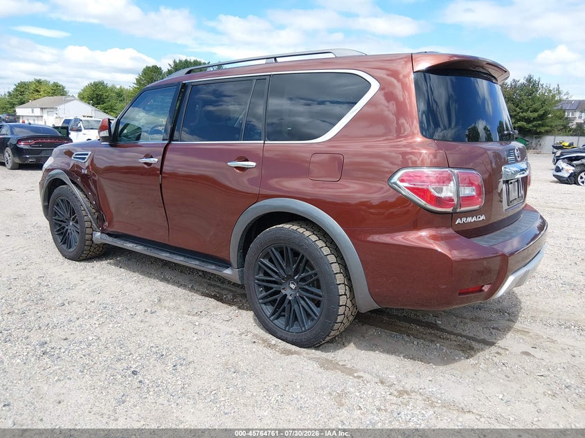 Vin: jn8ay2nc9h9508717, lot: 46263510, nissan armada sv 20173