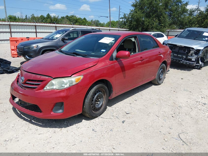 Vin: 5yfbu4ee7dp210454, lot: 46263512, toyota corolla le 20132
