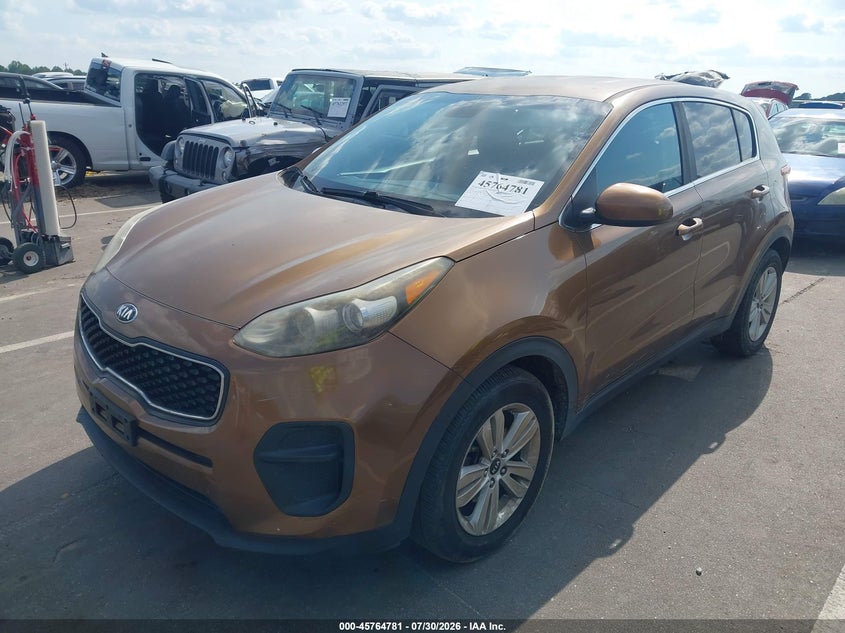 Vin: kndpm3ac9h7164055, lot: 46263529, kia sportage lx 20172
