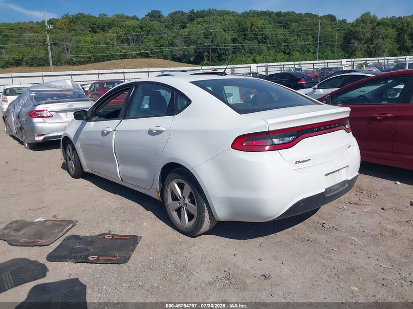 Vin: 1c3cdfbb4fd420451, lot: 46263546, dodge dart sxt 20153