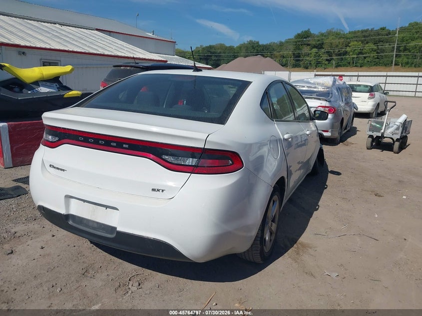 Vin: 1c3cdfbb4fd420451, lot: 46263546, dodge dart sxt 20154