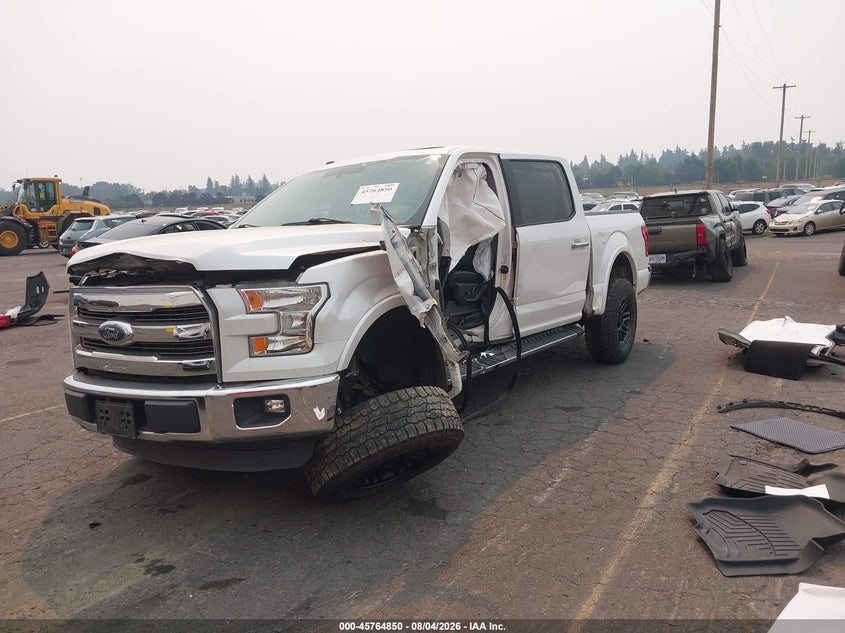Vin: 1ftew1cg6gkd39394, lot: 46263599, ford f-150 lariat 20162