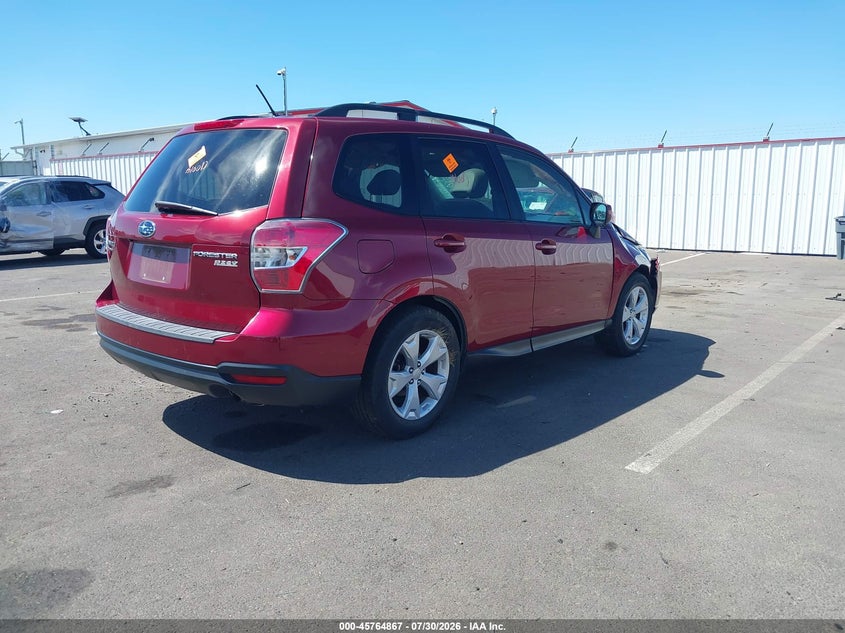 Vin: jf2sjadc4fh833439, lot: 46263614, subaru forester 2.5i premium 20154