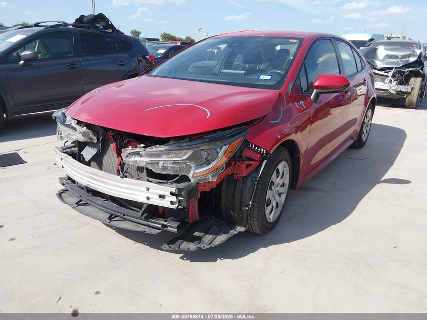 Vin: jtdepmae2mj178365, lot: 46263623, toyota corolla le 20212