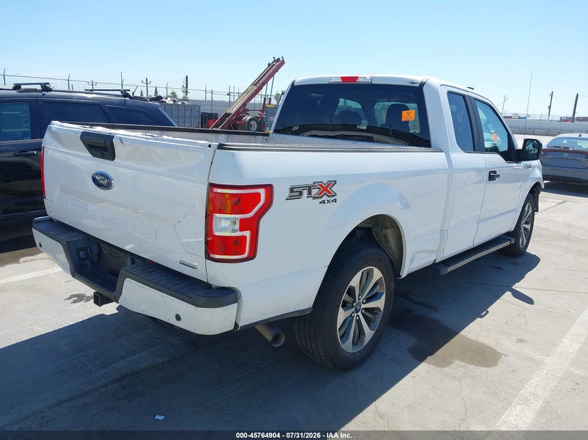 Vin: 1ftex1epxlkd76629, lot: 46263653, ford f-150 xl 20204