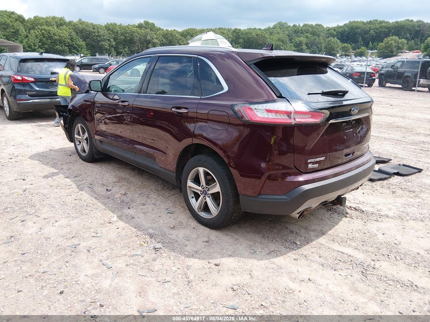 Vin: 2fmpk4k93kbc08723, lot: 46263666, ford edge titanium 20193