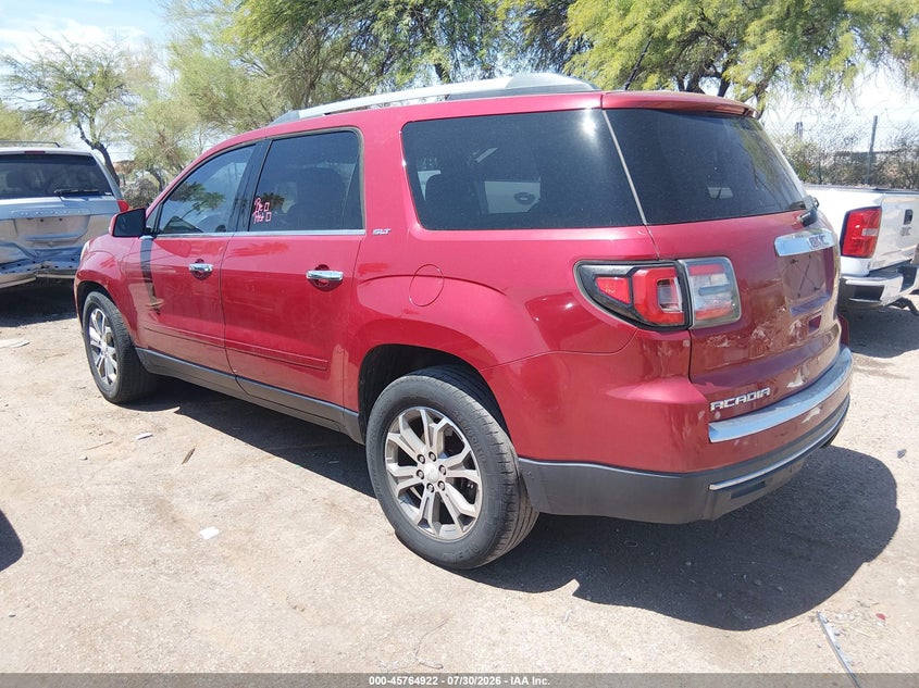 Vin: 1gkkrrkd9ej129623, lot: 46263671, gmc acadia slt-1 20143