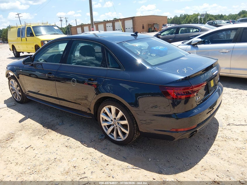 Vin: waukmaf40ja074993, lot: 46263676, audi a4 2.0t tech ultra premium/2.0t ultra premium 20183