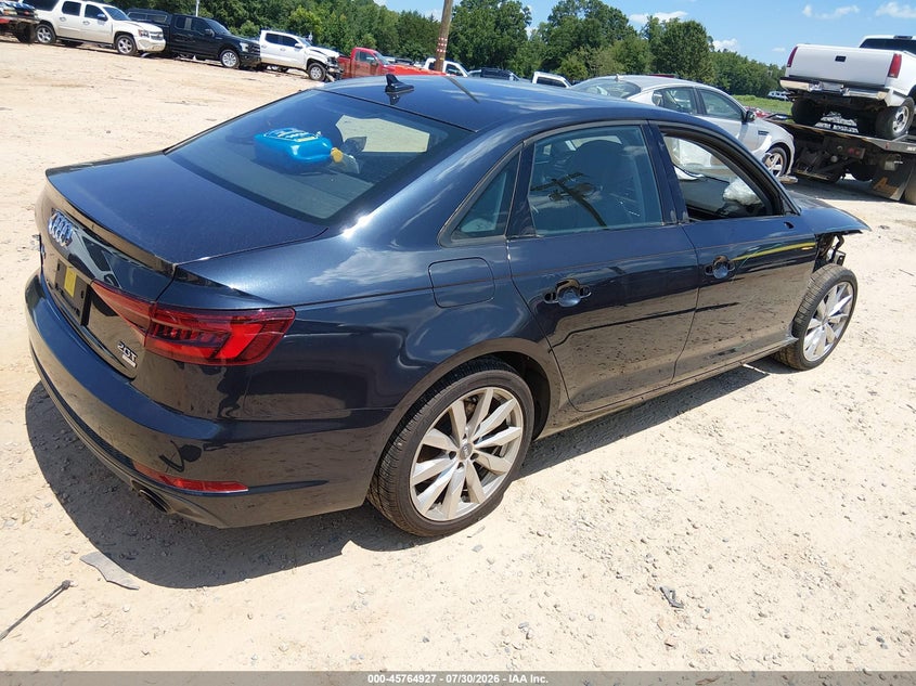 Vin: waukmaf40ja074993, lot: 46263676, audi a4 2.0t tech ultra premium/2.0t ultra premium 20184