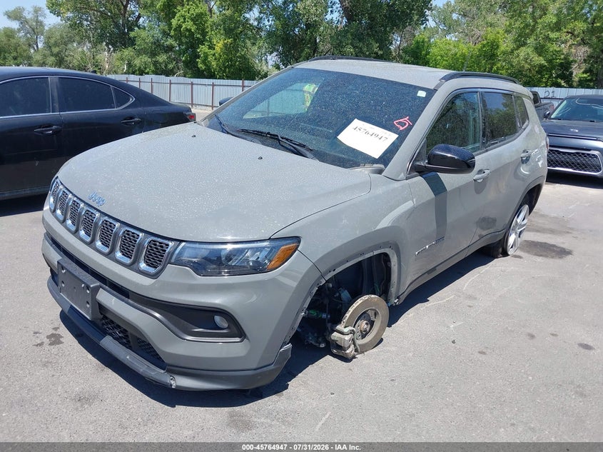 Vin: 3c4njdbn8pt552653, lot: 46263696, jeep compass latitude 4x4 20232