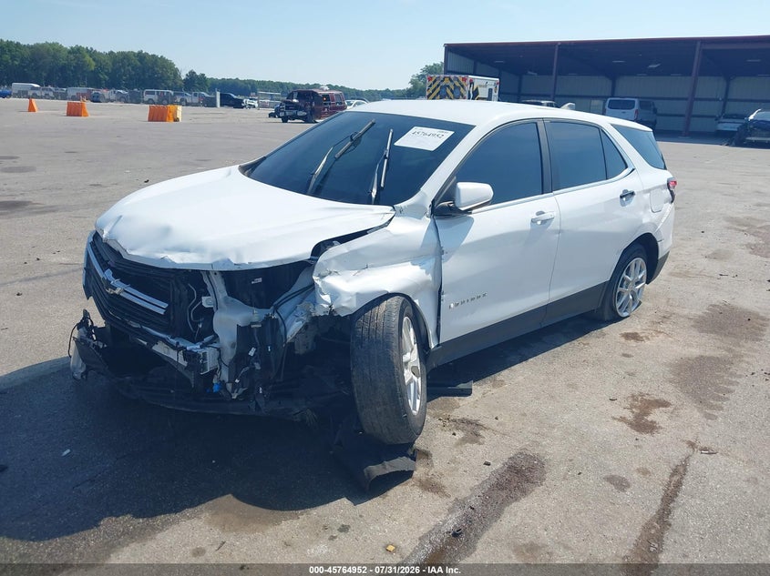 2022 Chevrolet Equinox Fwd Lt, Оба бока, IAAI, VIN 3GNAXKEV9NS103084 — фото 2
